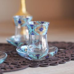 ÇİNİLİ TOPKAPI ÇAY SETİ