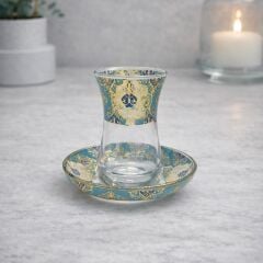 ÇİNİLİ TOPKAPI ÇAY SETİ