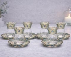 ÇİNİLİ TOPKAPI ÇAY SETİ