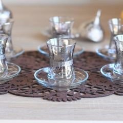 DANTEL ÇAY SETİ - GÜMÜŞ