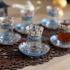 ÇİNİLİ DERYA ÇAY SETİ