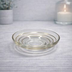 DANTEL GÖBEK GRAVÜR ÇAY SETİ TURKUAZ