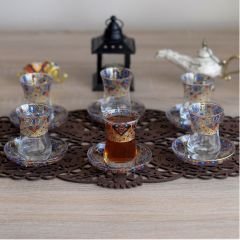 ÇİNİLİ KÜTAHYA ÇAY SETİ