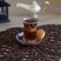 ÇİNİLİ KÜTAHYA ÇAY SETİ