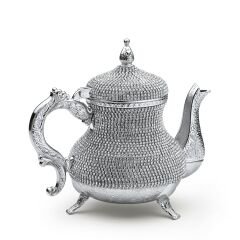 METAL TAŞLI DEMLİK - GÜMÜŞ