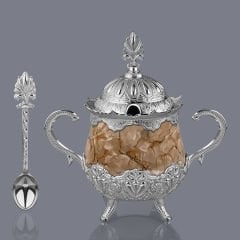 METAL KAHVERENGİ ŞEKERLİK - GÜMÜŞ