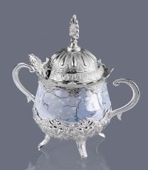 METAL TURKUAZ ŞEKERLİK - GÜMÜŞ