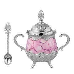 METAL PEMBE ŞEKERLİK - GÜMÜŞ