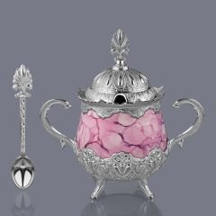 METAL PEMBE ŞEKERLİK - GÜMÜŞ