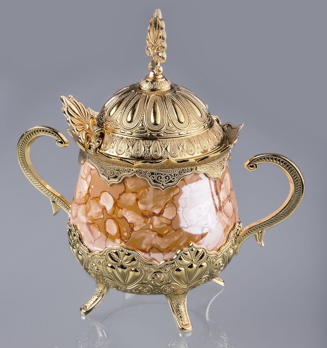 METAL TURUNCU ŞEKERLİK - ALTIN