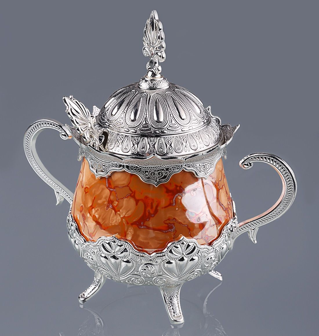 METAL ŞEKERLİK TURUNCU - GÜMÜŞ