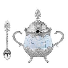 METAL MAVİ ŞEKERLİK - GÜMÜŞ