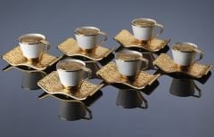 SELÇUKLU KAHVE SETİ - ALTIN