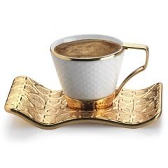 SELÇUKLU KAHVE SETİ - ALTIN