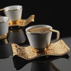 SELÇUKLU KAHVE SETİ - ALTIN