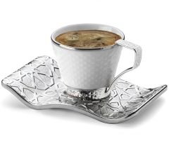 SELÇUKLU KAHVE SETİ - GÜMÜŞ