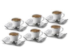 SELÇUKLU KAHVE SETİ - GÜMÜŞ
