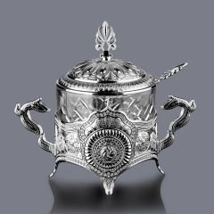 METAL KAPLAMA CAM ŞEKERLİK - GÜMÜŞ