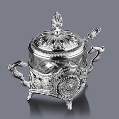 METAL KAPLAMA CAM ŞEKERLİK - GÜMÜŞ