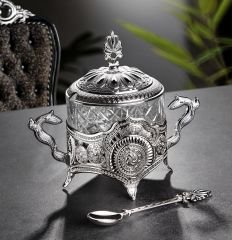 METAL KAPLAMA CAM ŞEKERLİK - GÜMÜŞ