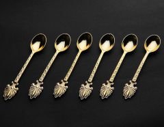 DEKORATİF METAL KAŞIK - ALTIN