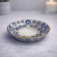 ÇİNİLİ ÇOKLU NAZAR DESENLİ ÇAY SETİ