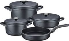 OMS WAVE QUARTZ 7 PARÇA BİOGRANİT YAPIŞMAZ TENCERE TAVA SETİ