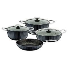 COLONNA 7 PARÇA TENCERE TAVA SETİ Siyah