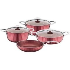 COLONNA 7 PARÇA TENCERE TAVA SETİ Bordo