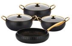 MERIDIAN 7 PARÇA GRANİT TENCERE TAVA SETİ