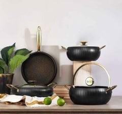 MERIDIAN 7 PARÇA GRANİT TENCERE TAVA SETİ