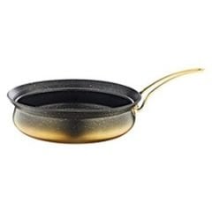 OMS BAKRAÇ 7 PARÇA TENCERE TAVA SETİ Altın