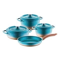 OMS OCALIPTUS 7 PARÇA TENCERE TAVA SETİ