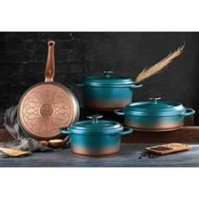 OMS OCALIPTUS 7 PARÇA TENCERE TAVA SETİ