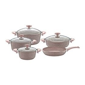 MAYFAIR 7 PARÇA TENCERE TAVA SETİ Toprak