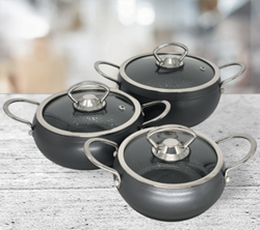 OMS 6 PARÇA BİO GRANİT MİNİ ÇORBA SETİ