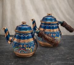 TEK KİŞİLİK ERZİNCAN İŞİ İŞLEMELİ MİNİ BAKIR ÇAYDANLIK – EL İŞÇİLİĞİ