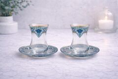 ÇİNİLİ SAFİR ÇAY SETİ