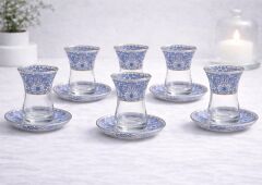 ÇİNİLİ EL NAZAR ÇAY SETİ