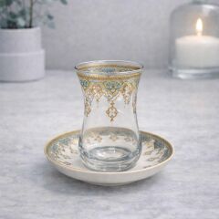 PORSELEN REVAK DESENLİ ÇAY SETİ