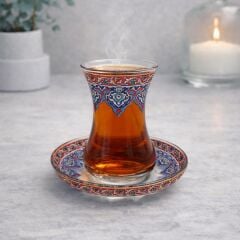 ÇİNİLİ DİVAN ÇAY SETİ