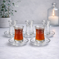 YALDIZ SARMAŞIK ÇAY SETİ - GÜMÜŞ