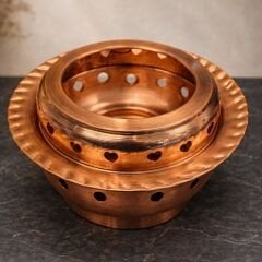 BÜYÜK BOY BAKIR SEMAVER – GELENEKSEL ÇAY KEYFİ VE ŞIK TASARIM