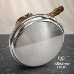 KİRAZ DESENLİ BÜYÜK BOY İNDÜKSİYON TABANLI BAKIR CEZVE – 4 KİŞİLİK