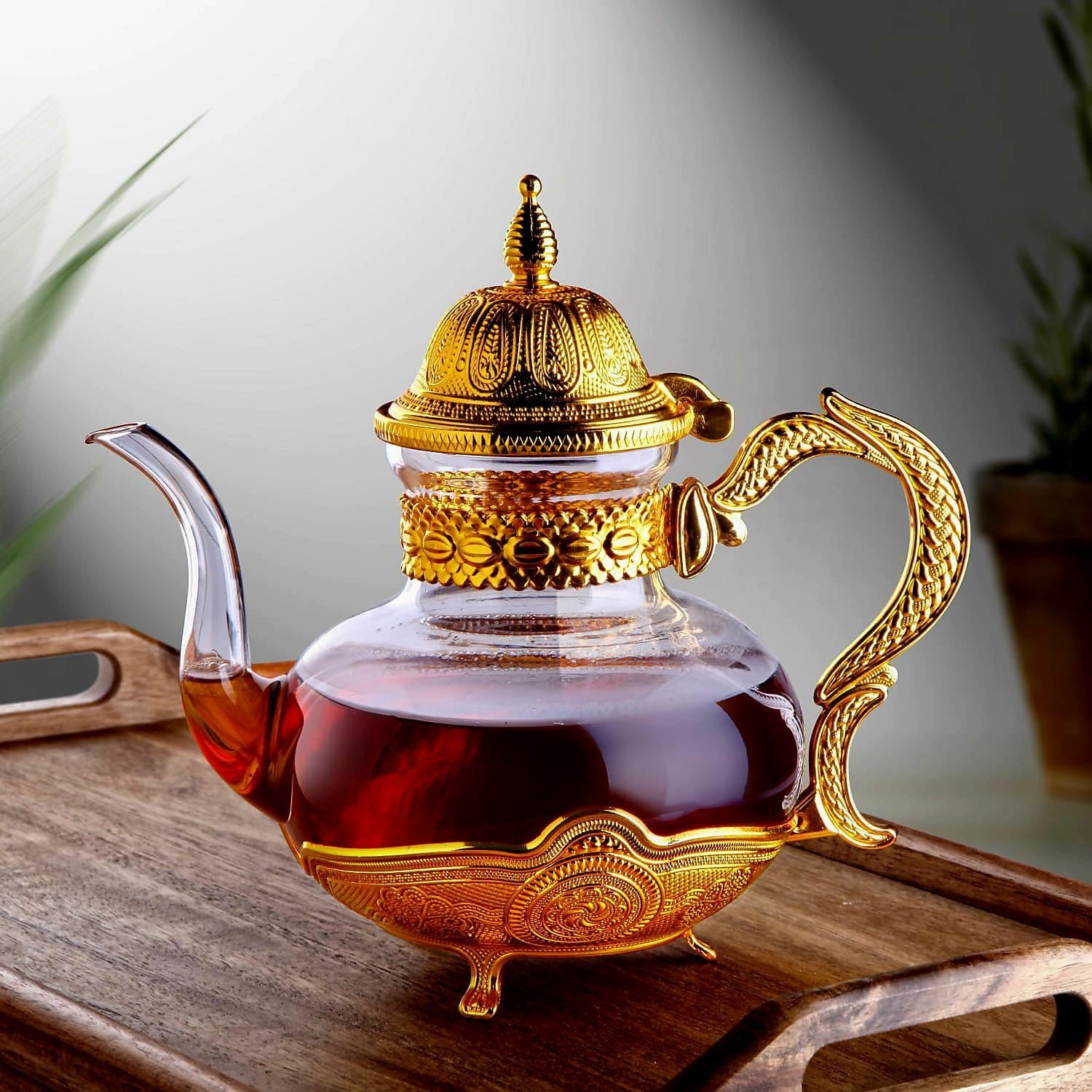 AHSEN MOTİFLİ CAM İBRİK – 720 ml