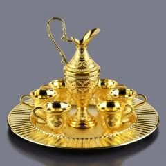 Osmanlı Motifli Zemzem Takımı – Altın