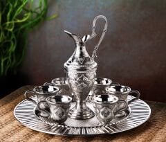 OSMANLI MOTİFLİ ZEMZEM TAKIMI – GÜMÜŞ