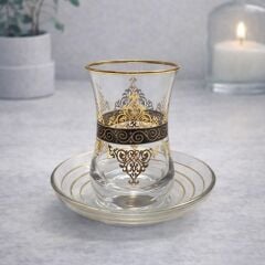 DANTEL ÇAY SETİ  - SİYAH