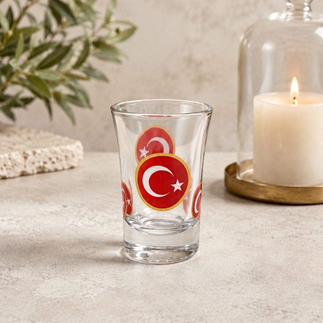 SHOT BARDAĞI TÜRK BAYRAĞI TEMALI