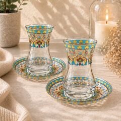 ÇİNİLİ NAKKAŞ ÇAY SETİ